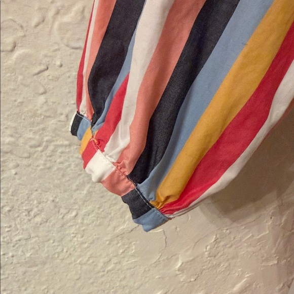 J. Crew Multicolor Striped Tiered Dress - Picture 3 of 9